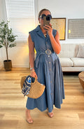 Blue dress