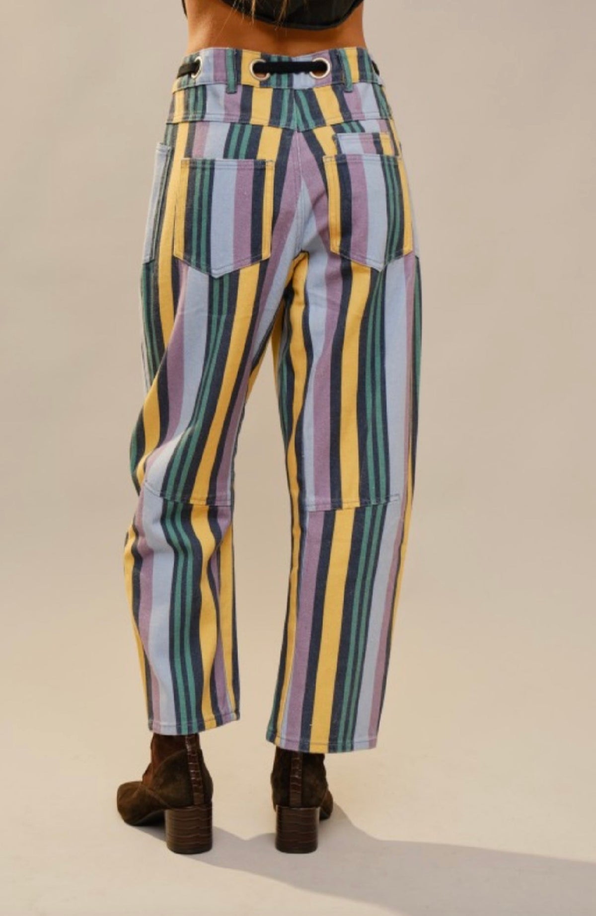 Multi color striped barrel