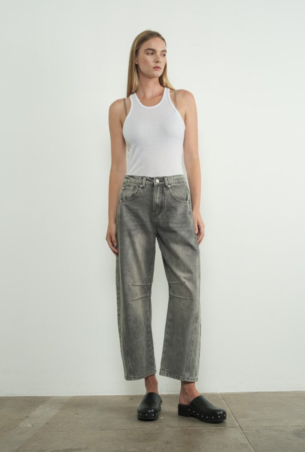 Grey baggy pants