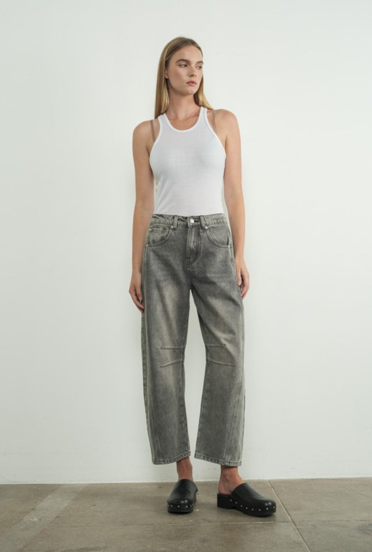 Grey baggy pants