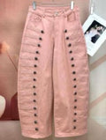 Napoleón/pink barrel pants