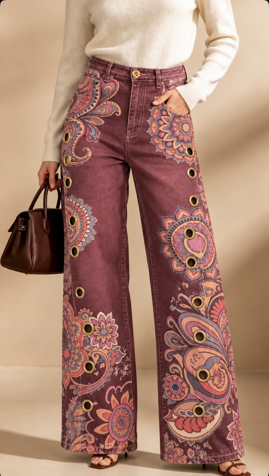 Aros printed pants