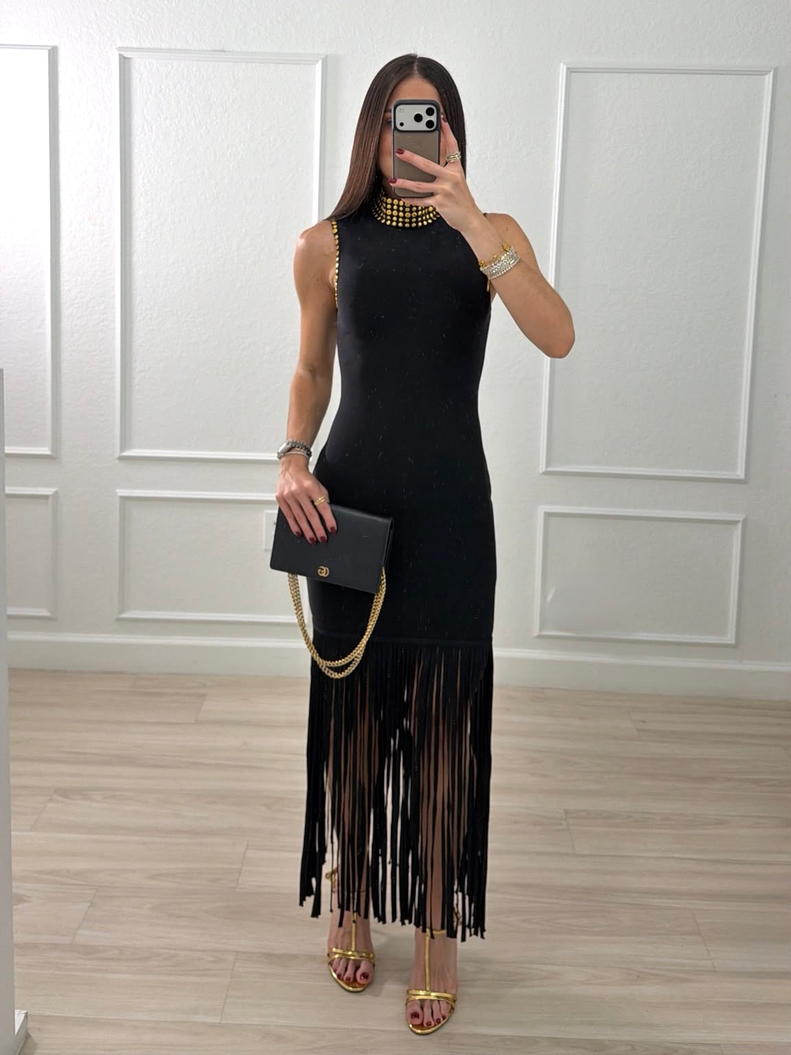 Tachas/black dress