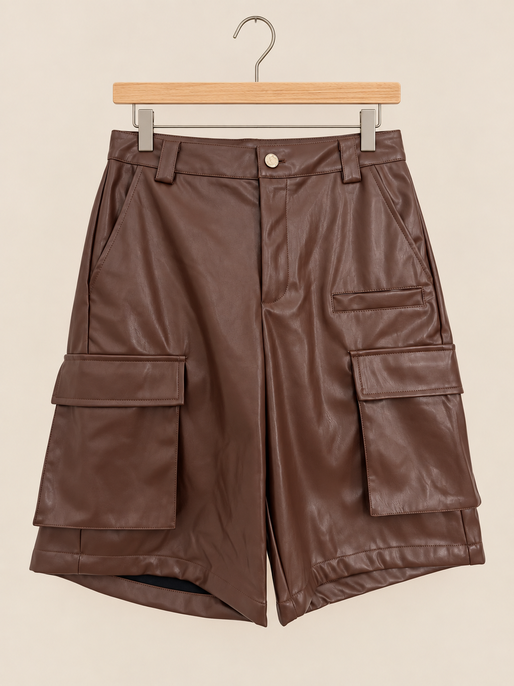 Chocolate Faux Leather