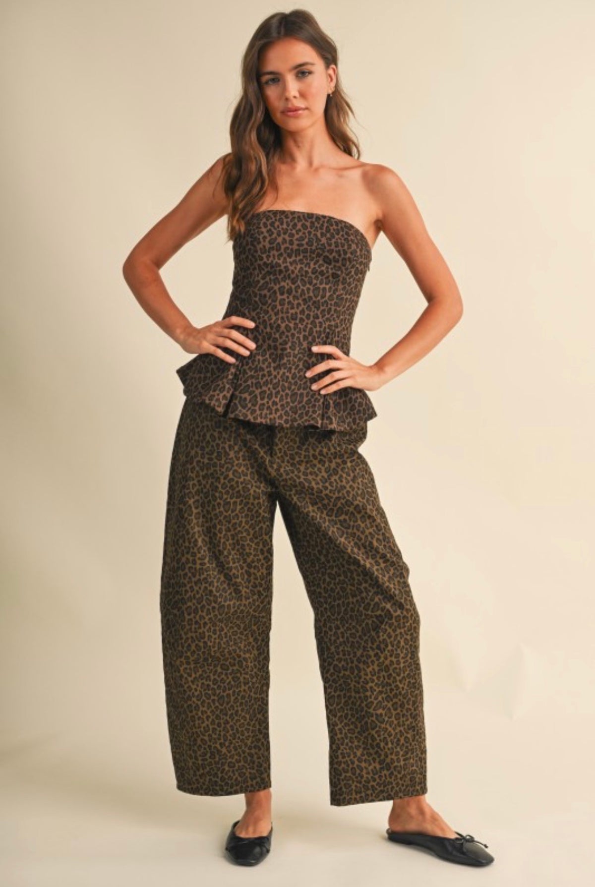 Leopard/stretch set
