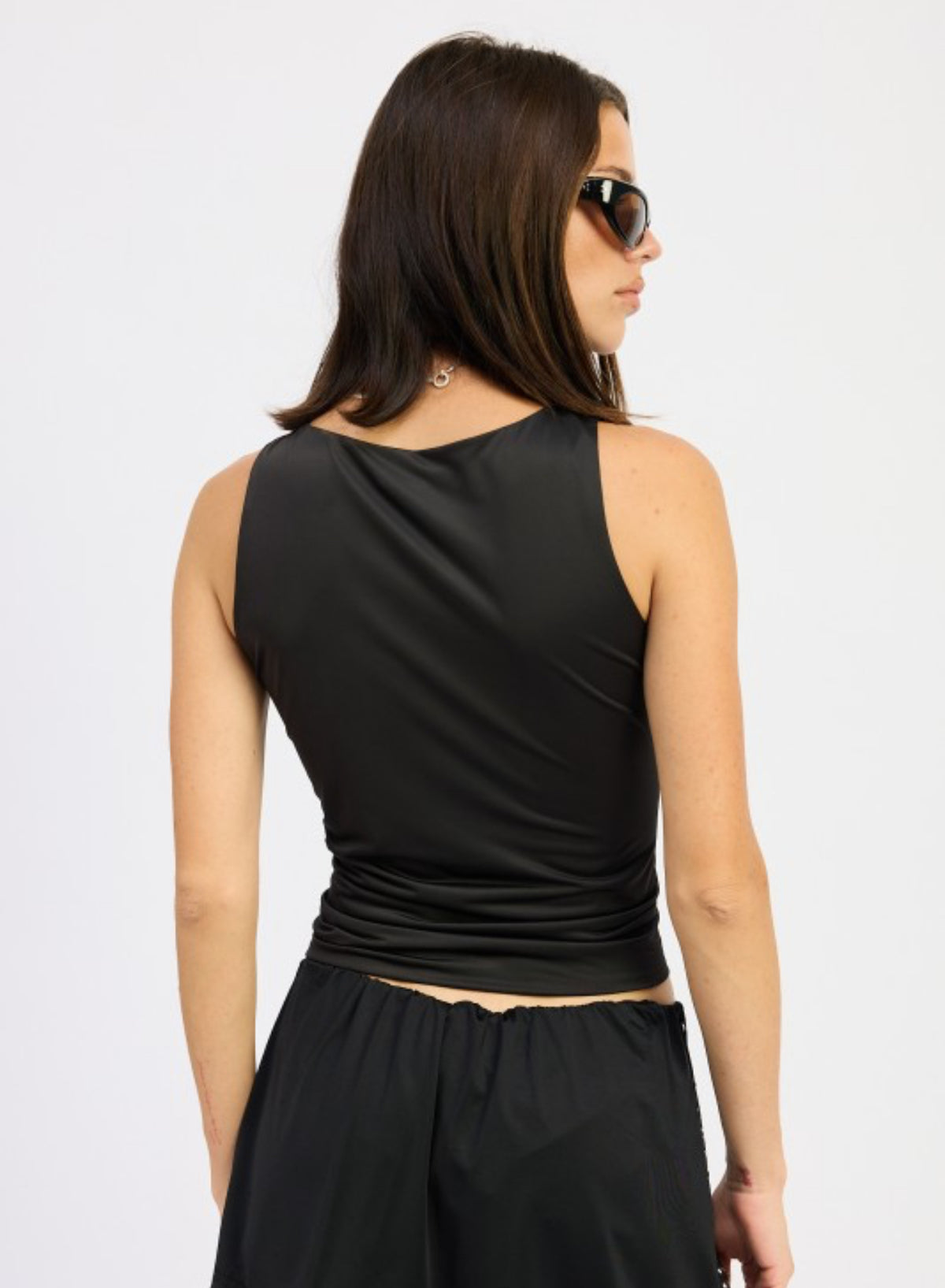 Metal hotfix knit top