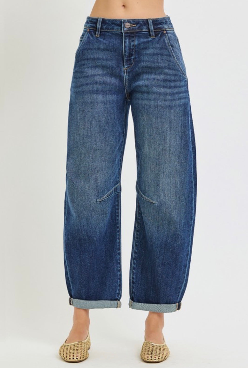 Barrel/stretch jeans