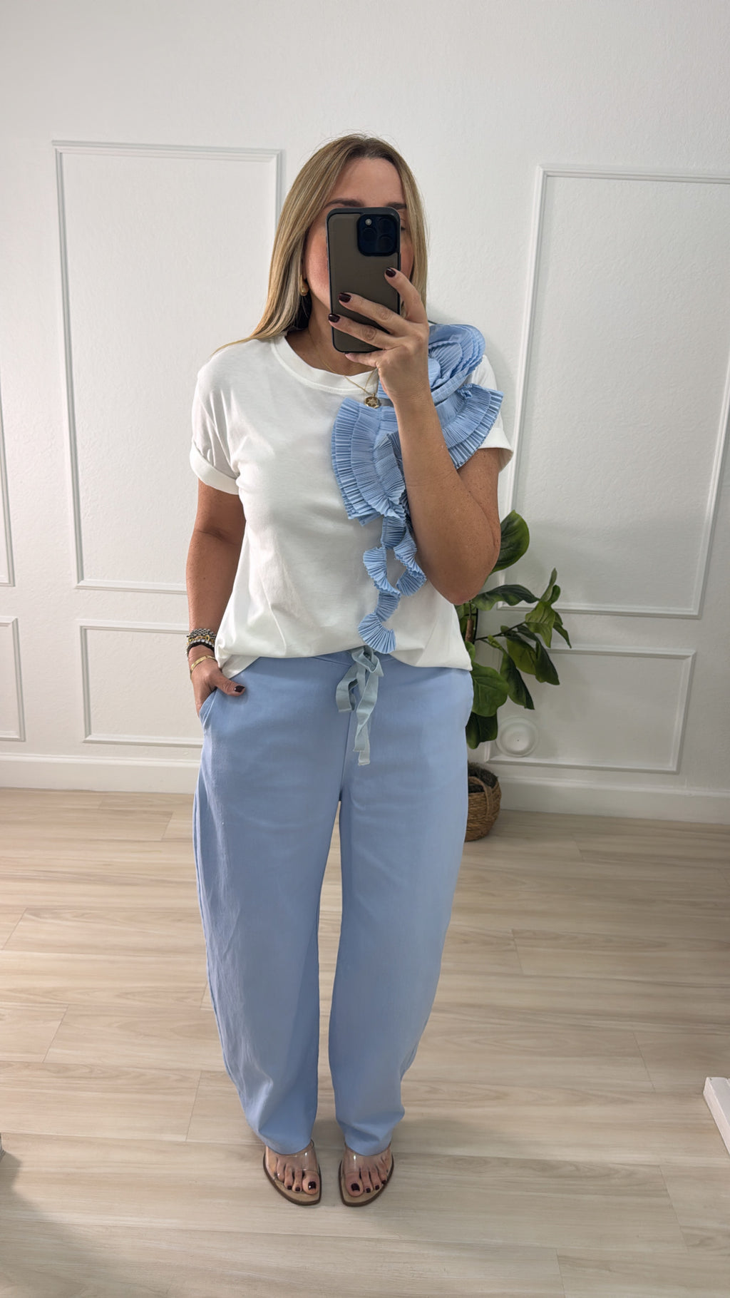 Blue pants