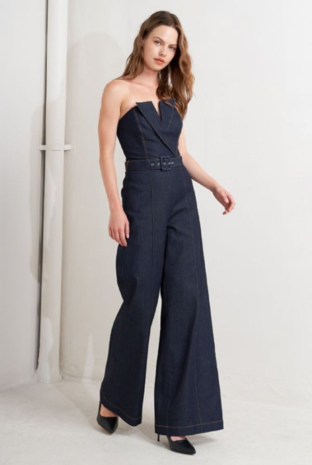 Denim/stretch Jumper