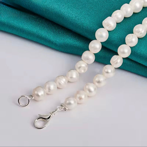 925 silver pearl necklace