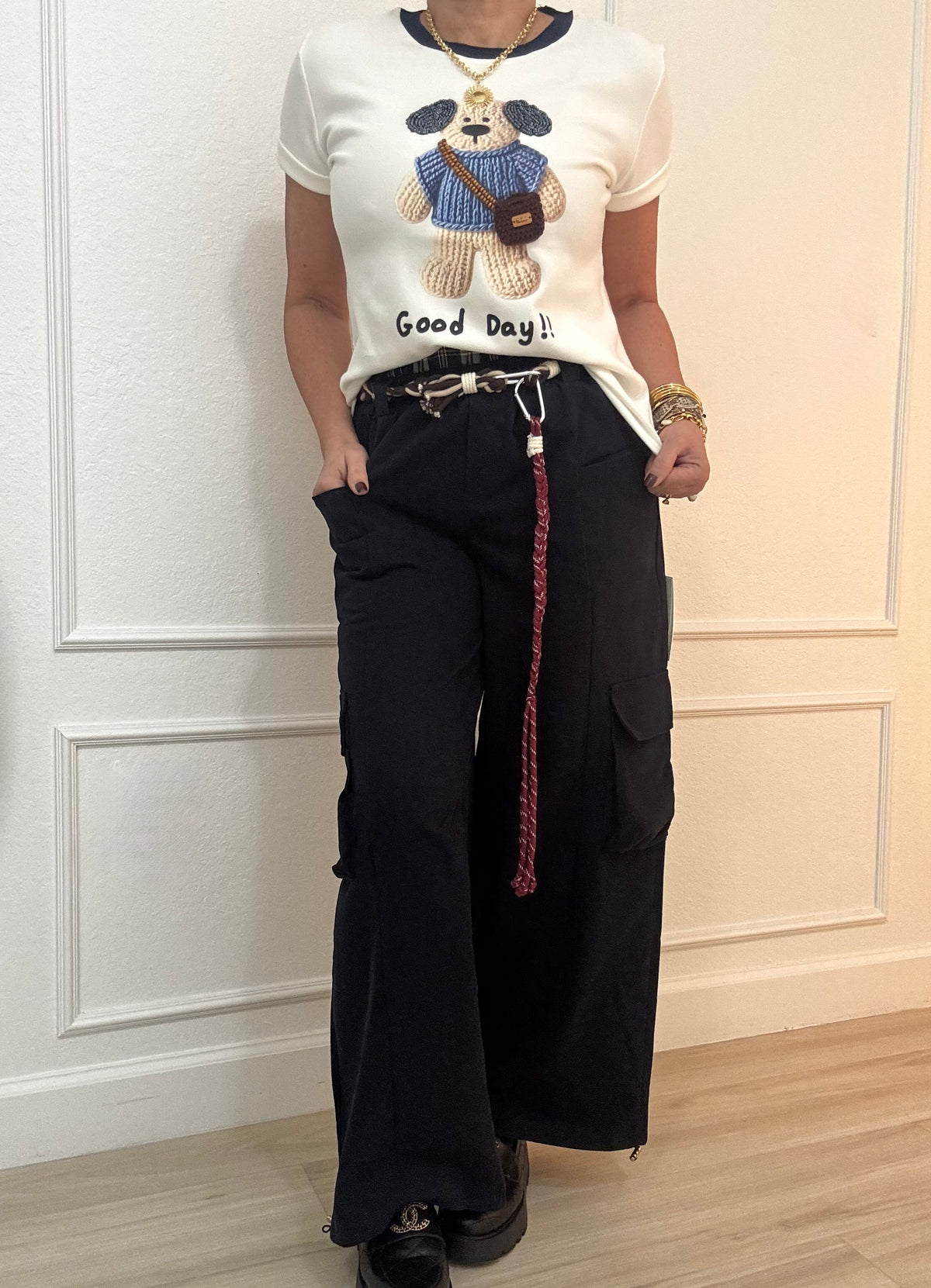 Navy pants