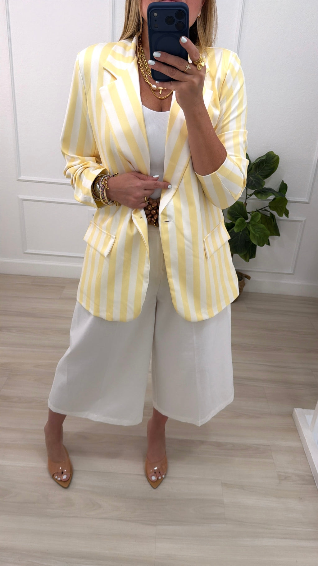 Striped blazer