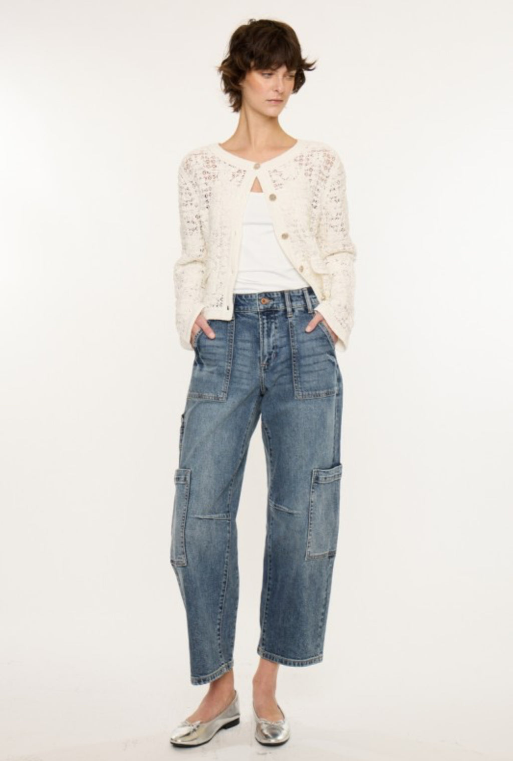 Cargo/barrel jeans