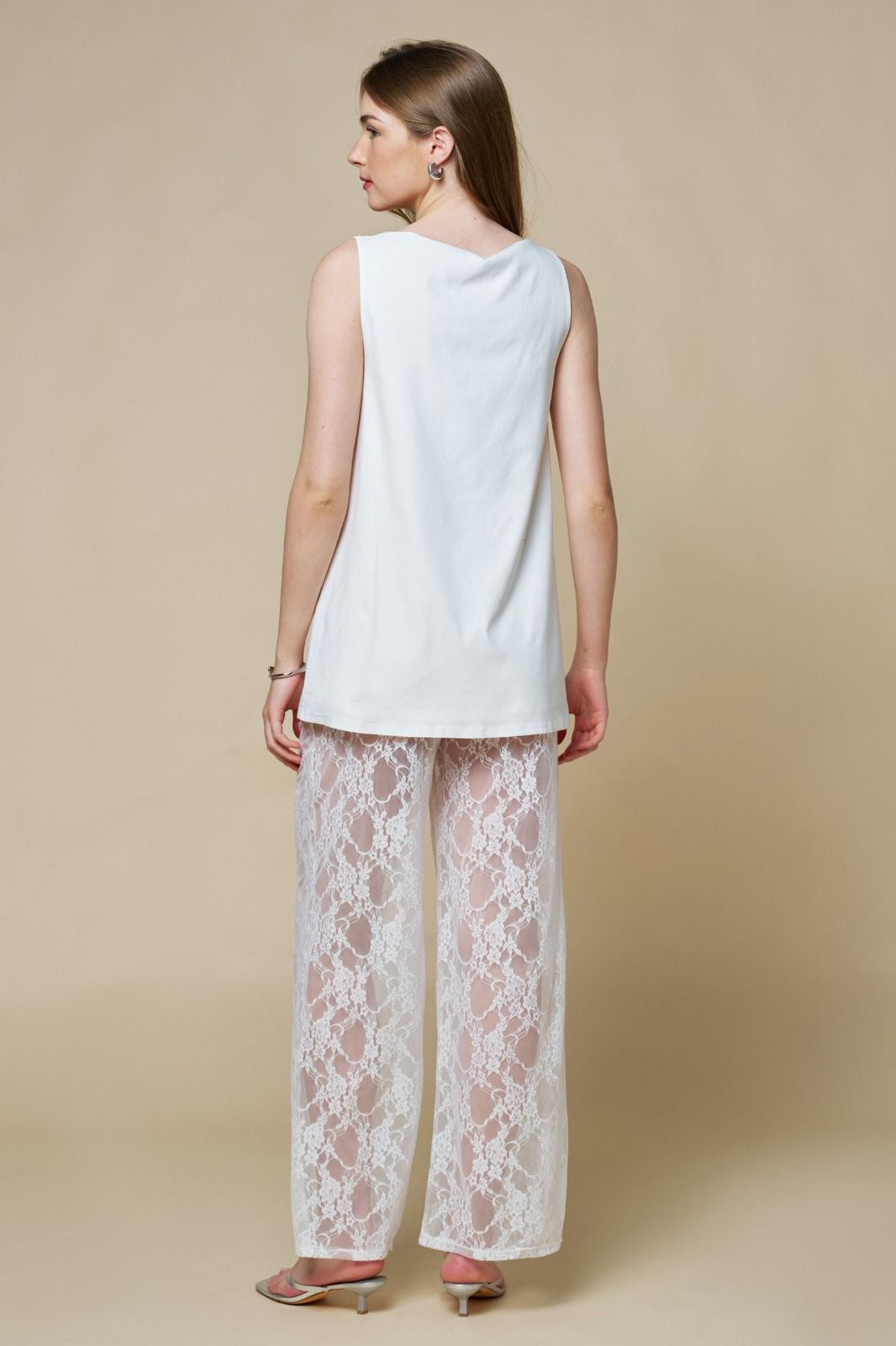 Lace/white set