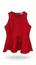 Peplum/red top