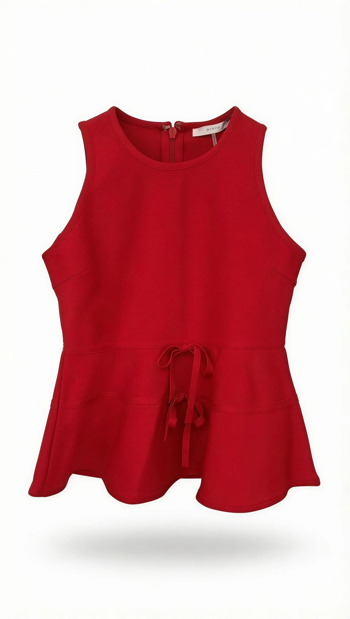 Peplum/red top