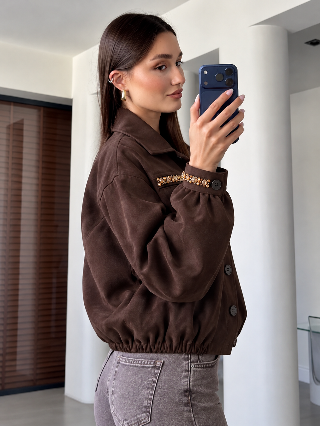 Suede jacket