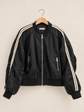 Striped black jacket