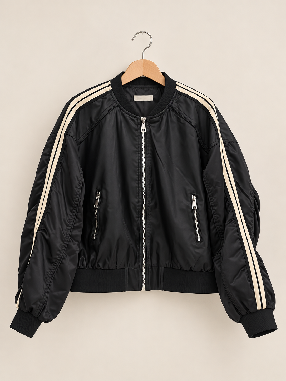 Striped black jacket