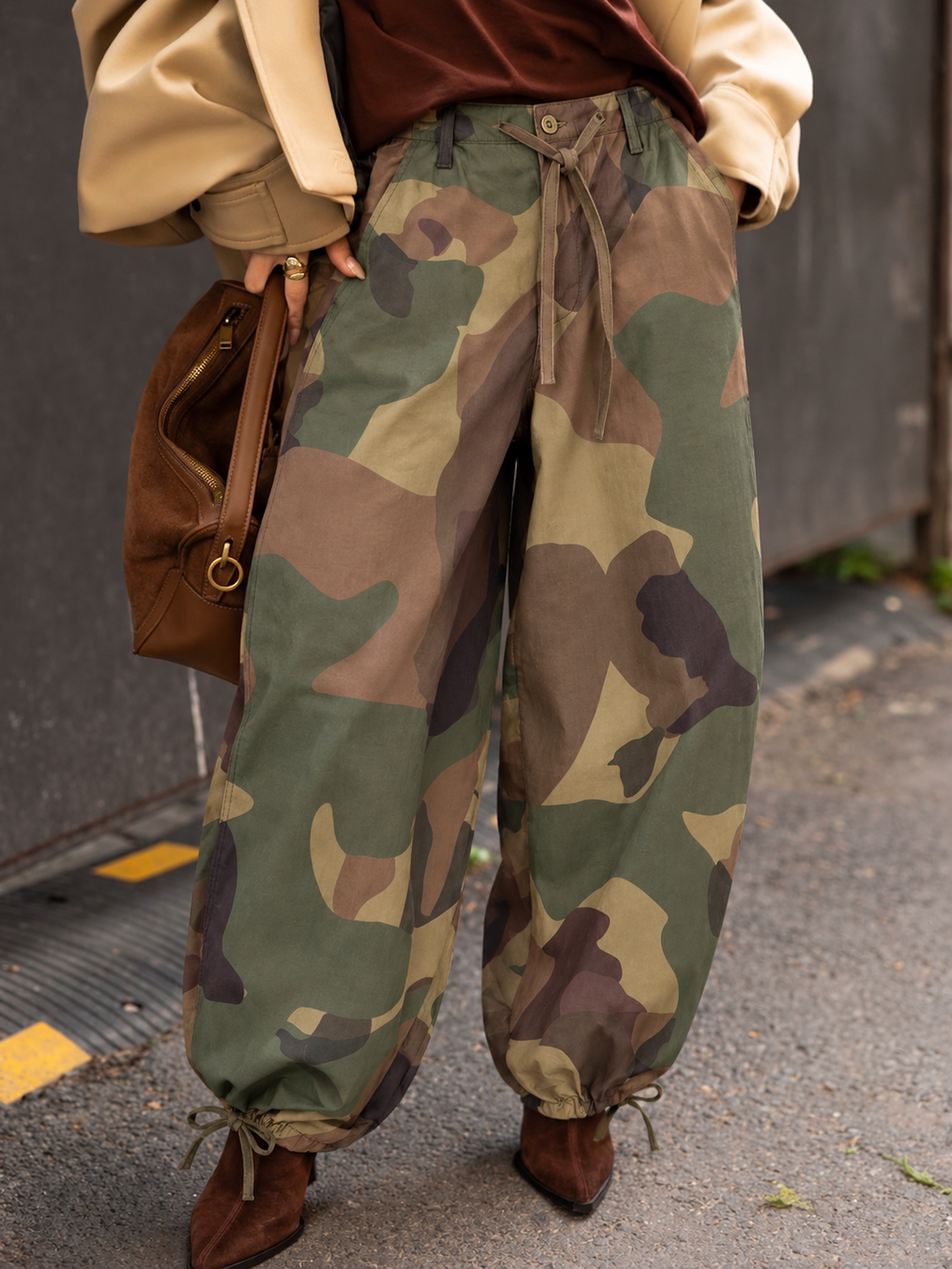Camo barrel pants