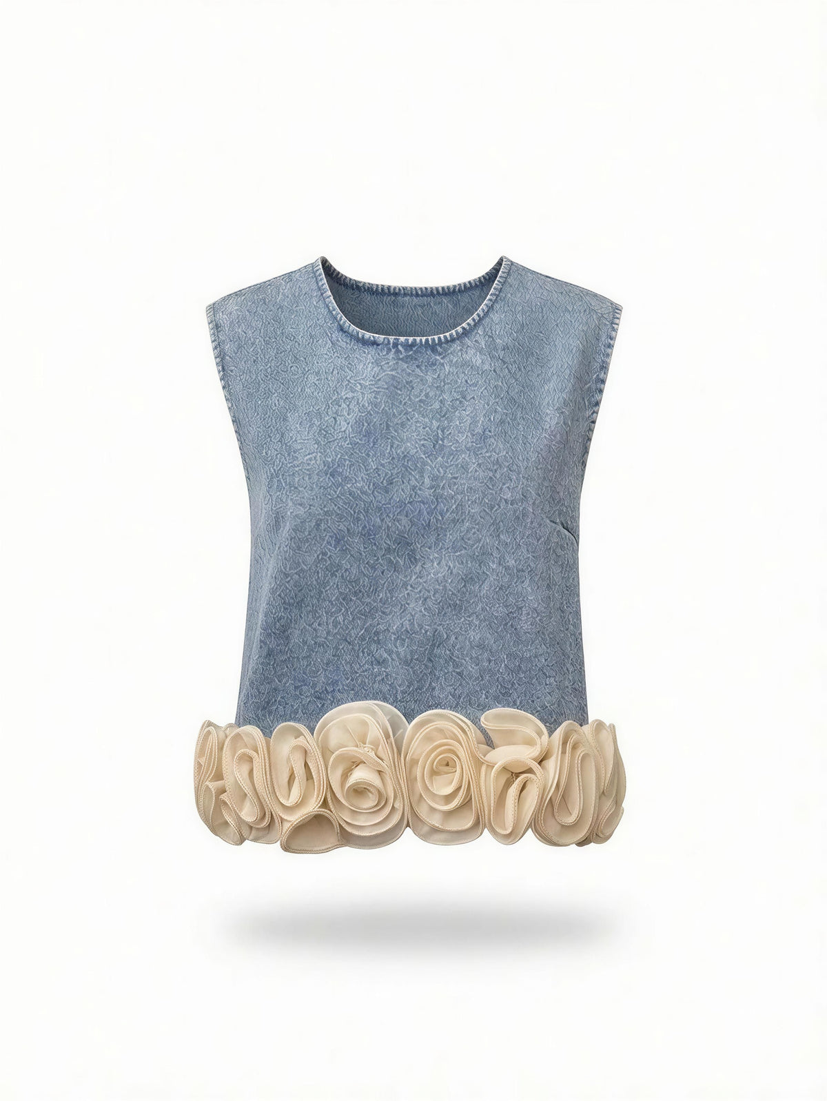 Flor/denim top