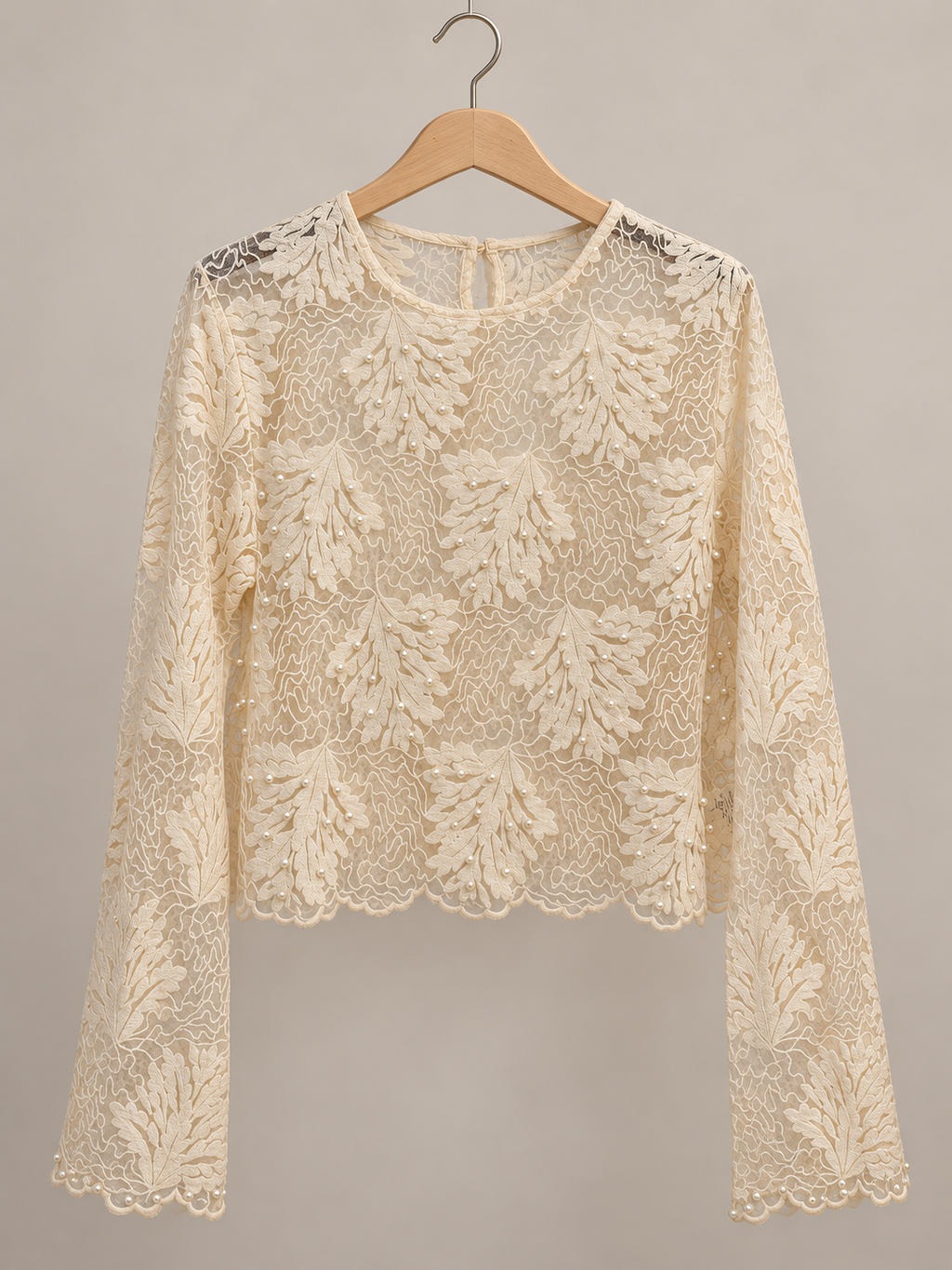 pearls blouse