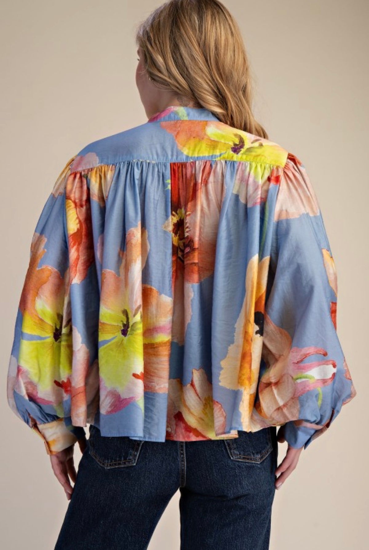 Flowers blouse