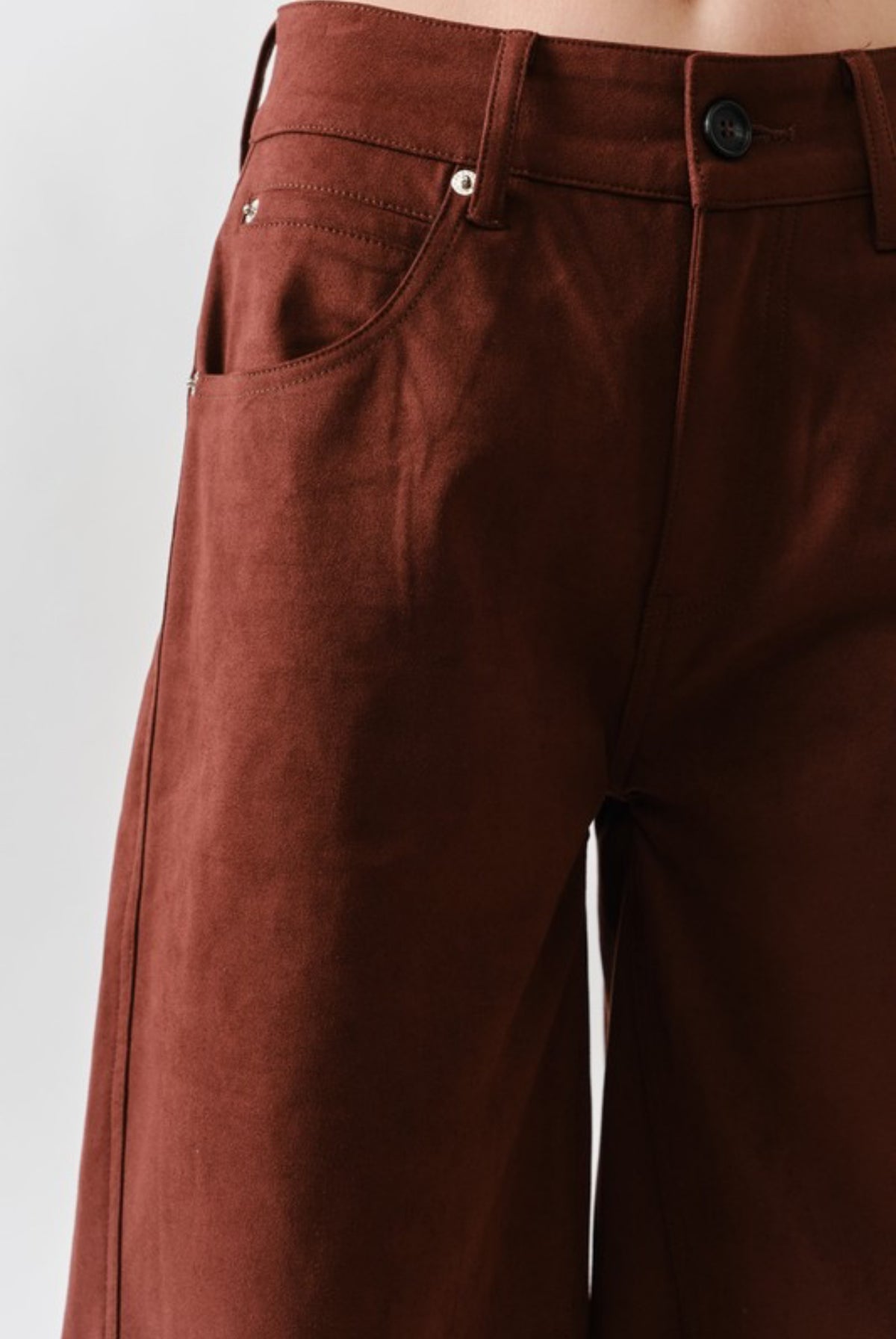 Faux suede Bermuda/shorts