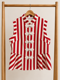 red striped top