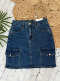 cargo skirt jeans