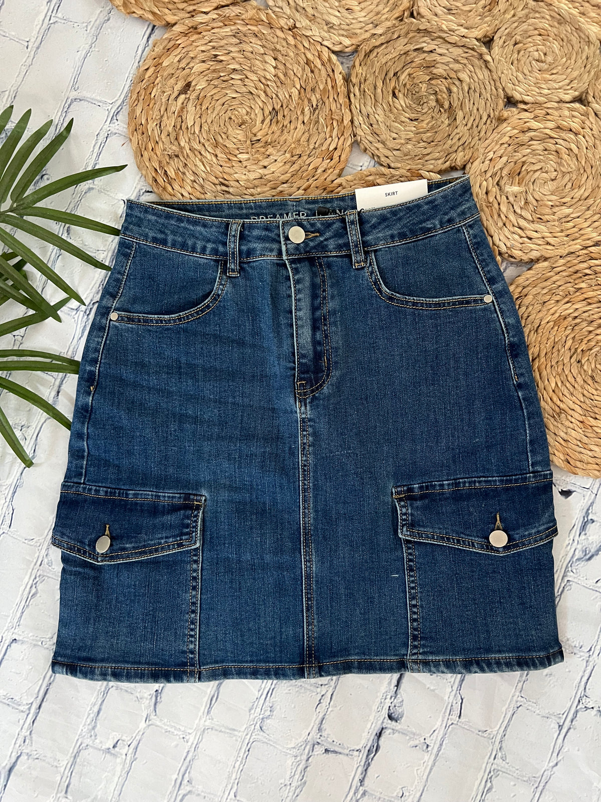 cargo skirt jeans