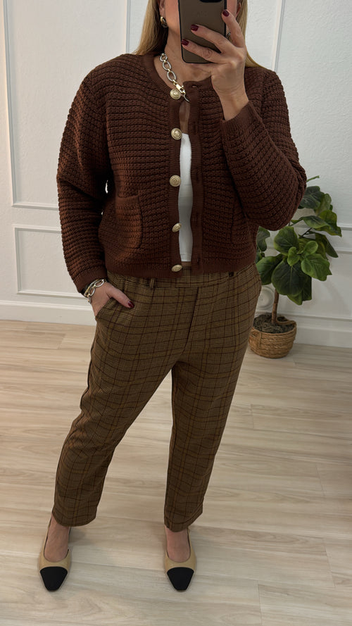Brown sweaters