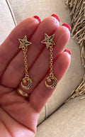 Star earrings