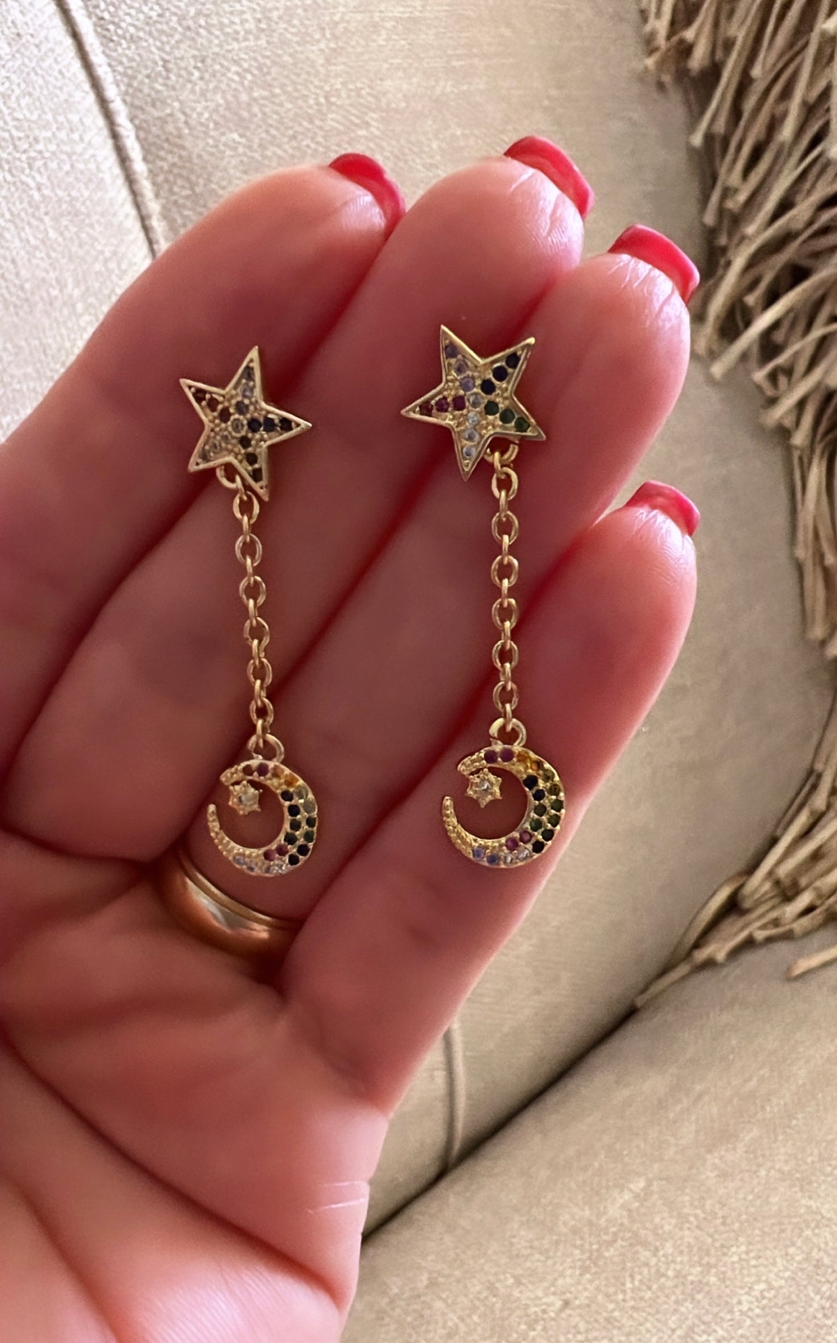 Star earrings