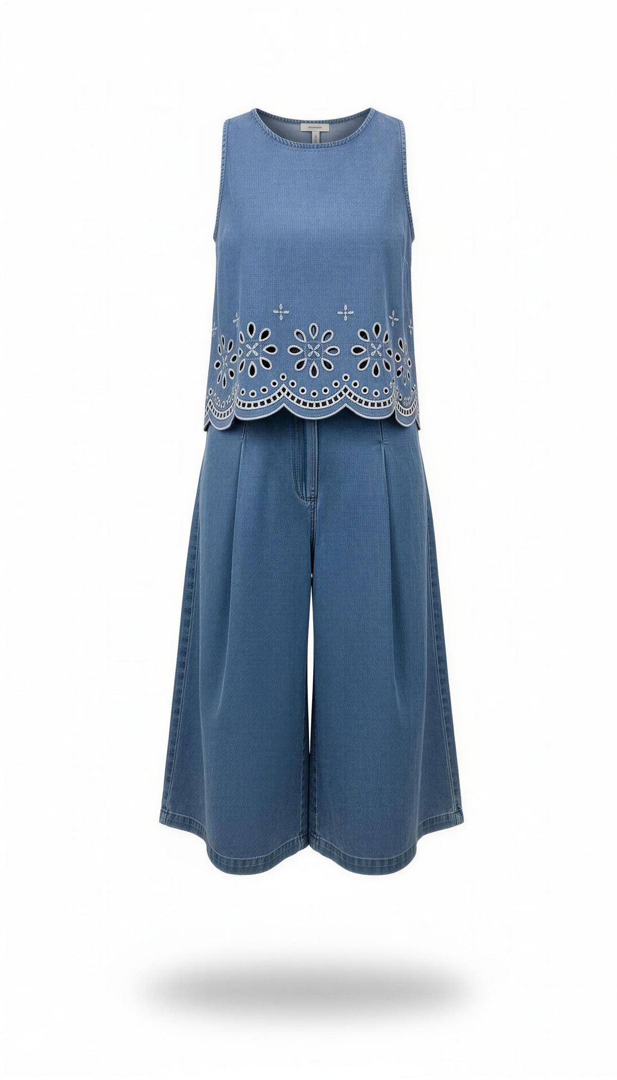Embroidery/denim set