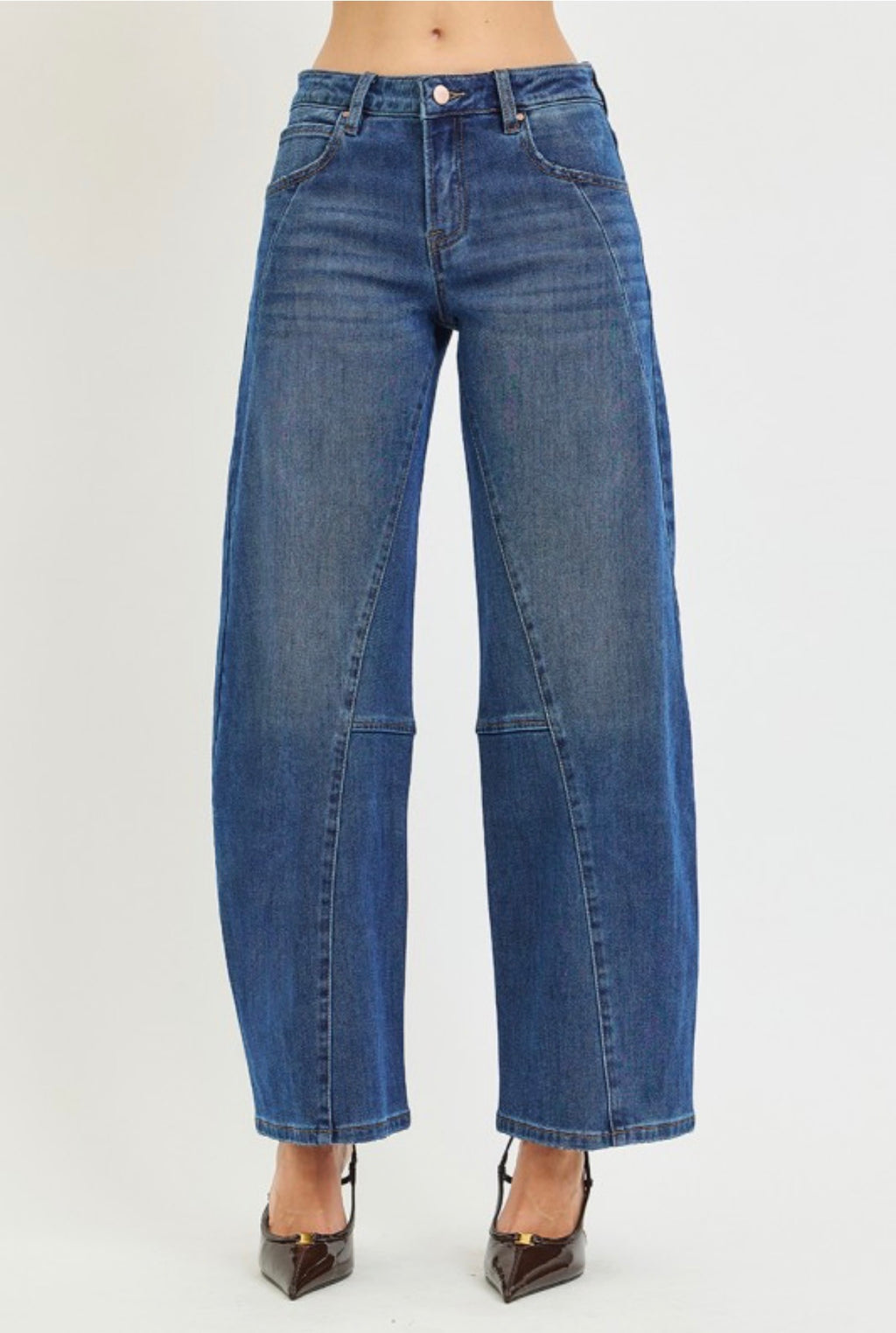 Barrel/stretch jeans