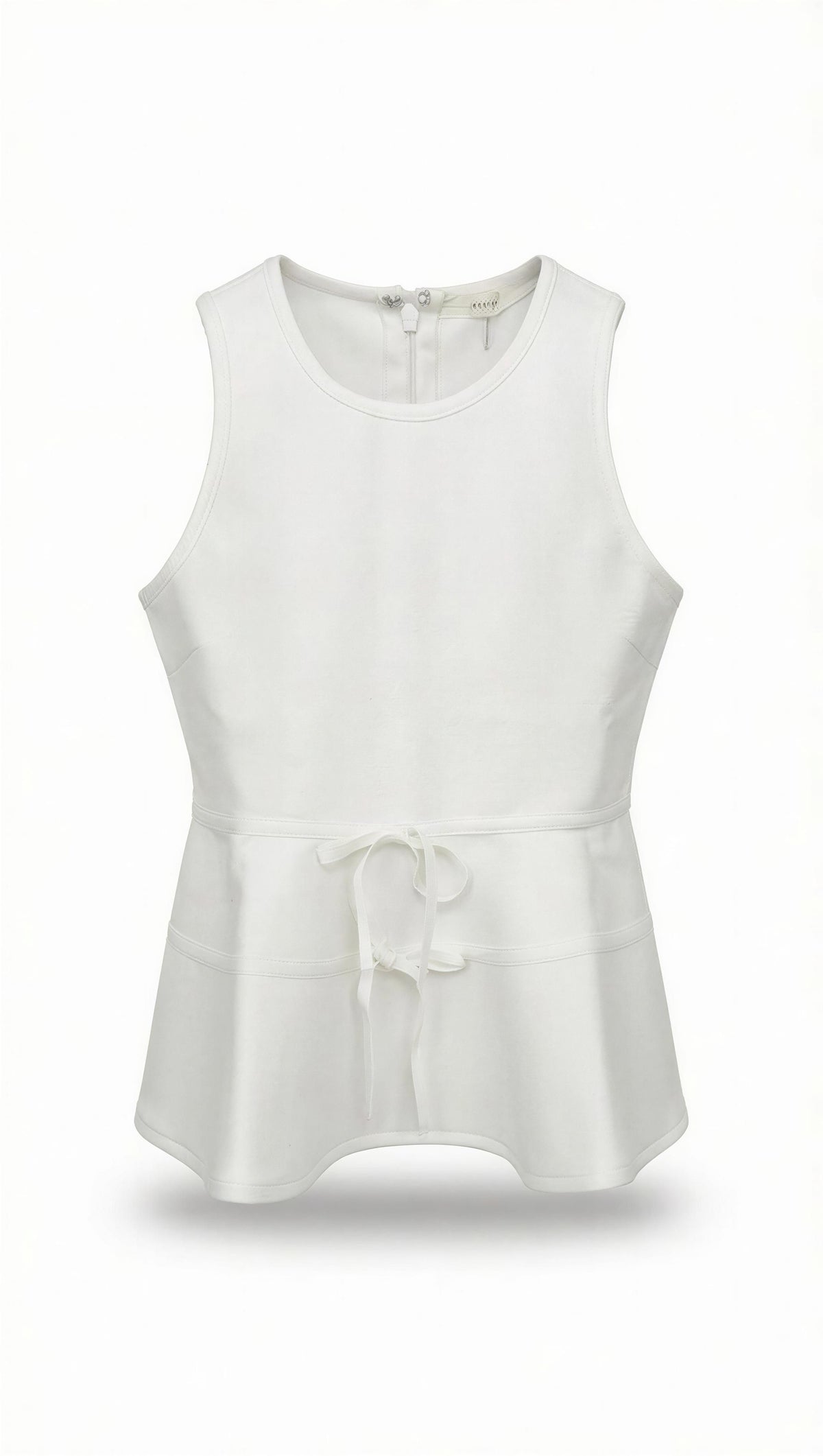 Peplum/white top