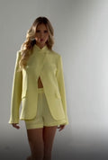 Asymmetric blazer set