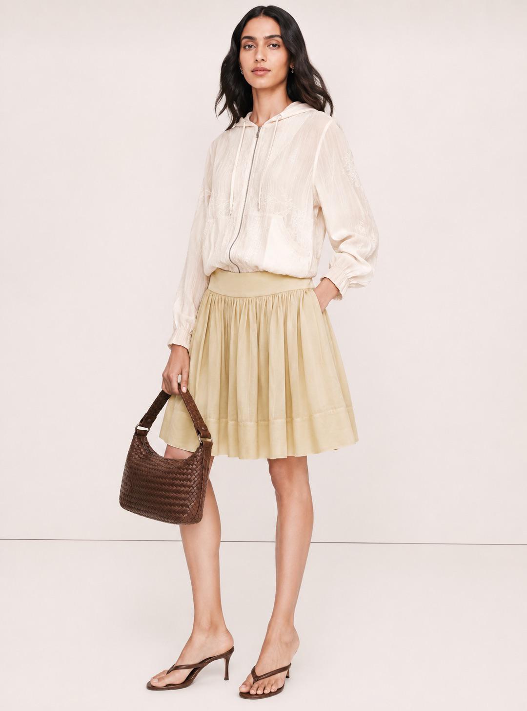 Beige skirt