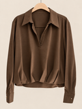Brown blouse