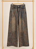 Sparkle Leopard Print Jeans