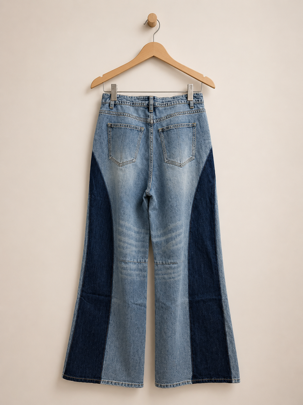 two-tone jeans