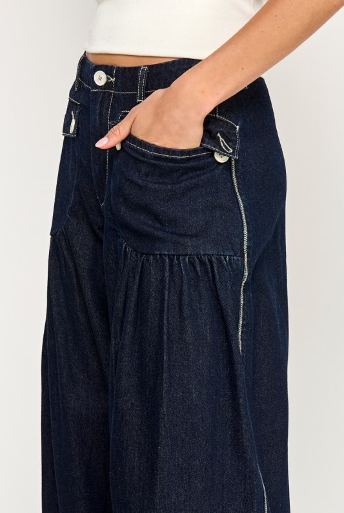 High rise jeans