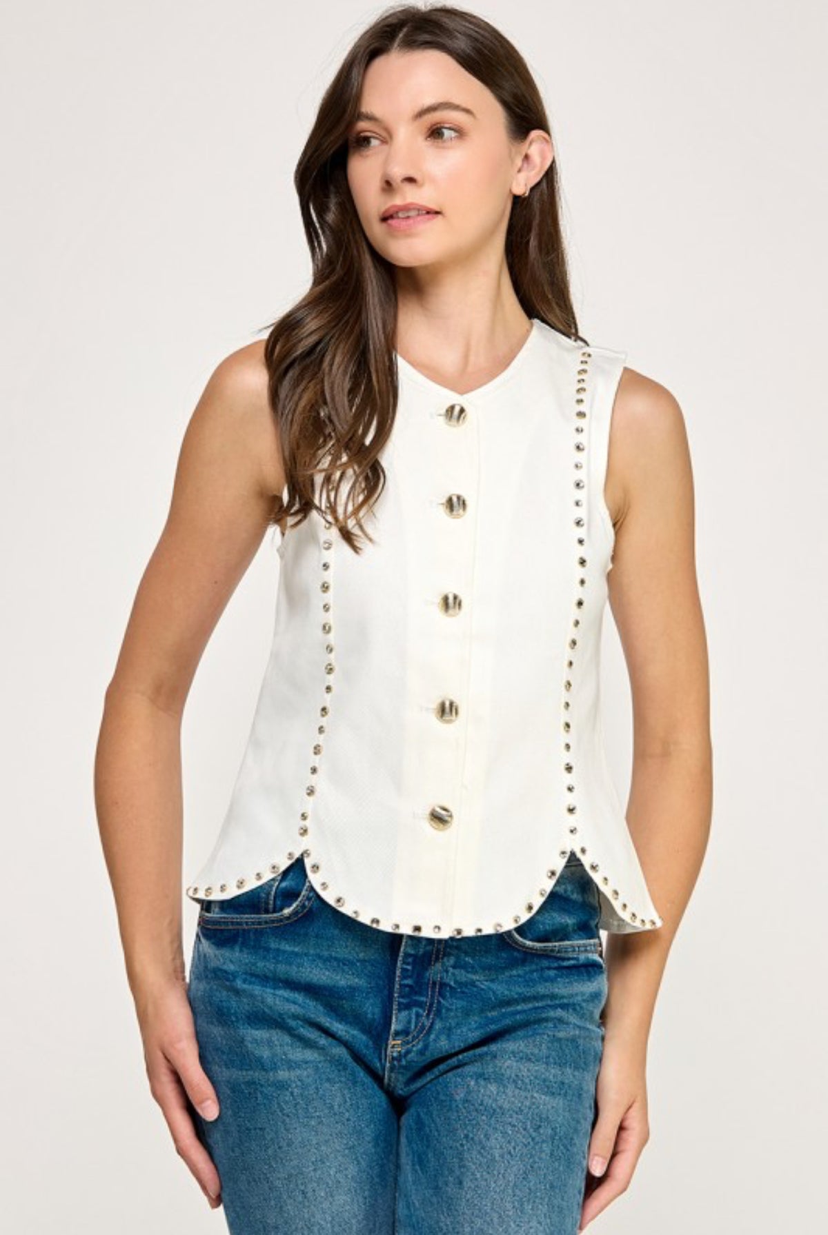 White/Stretch Vest