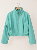 turquoise jacket