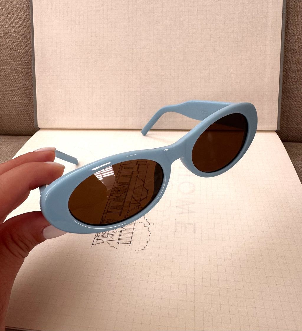 Blue sunglasses