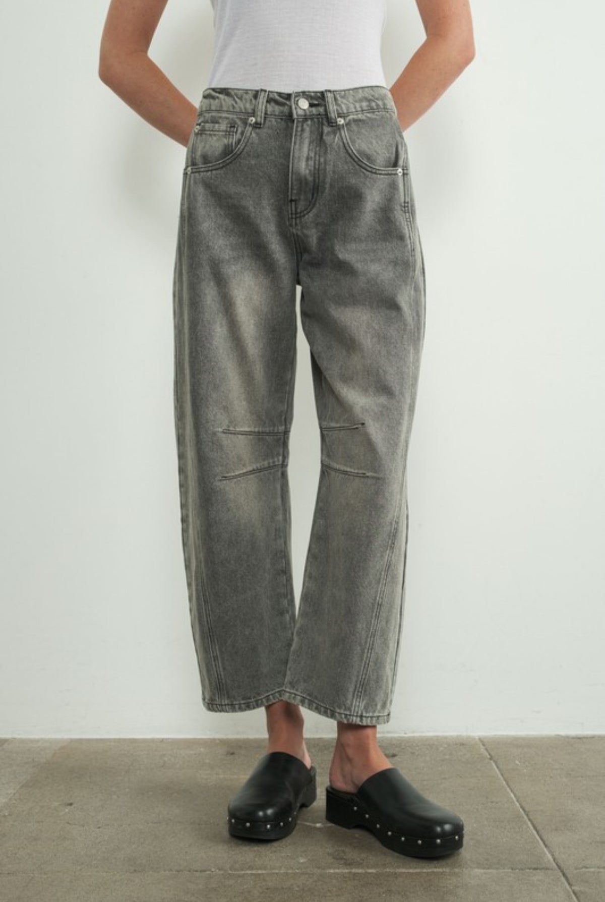 Grey baggy pants