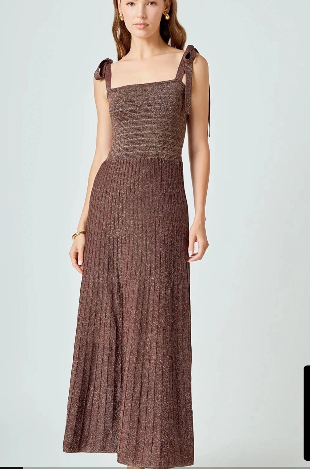 Metallic dress