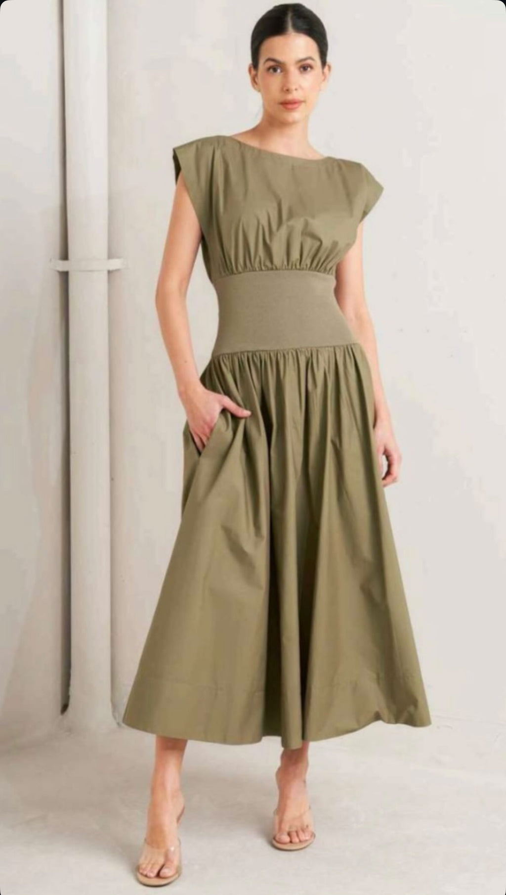Olive dress
