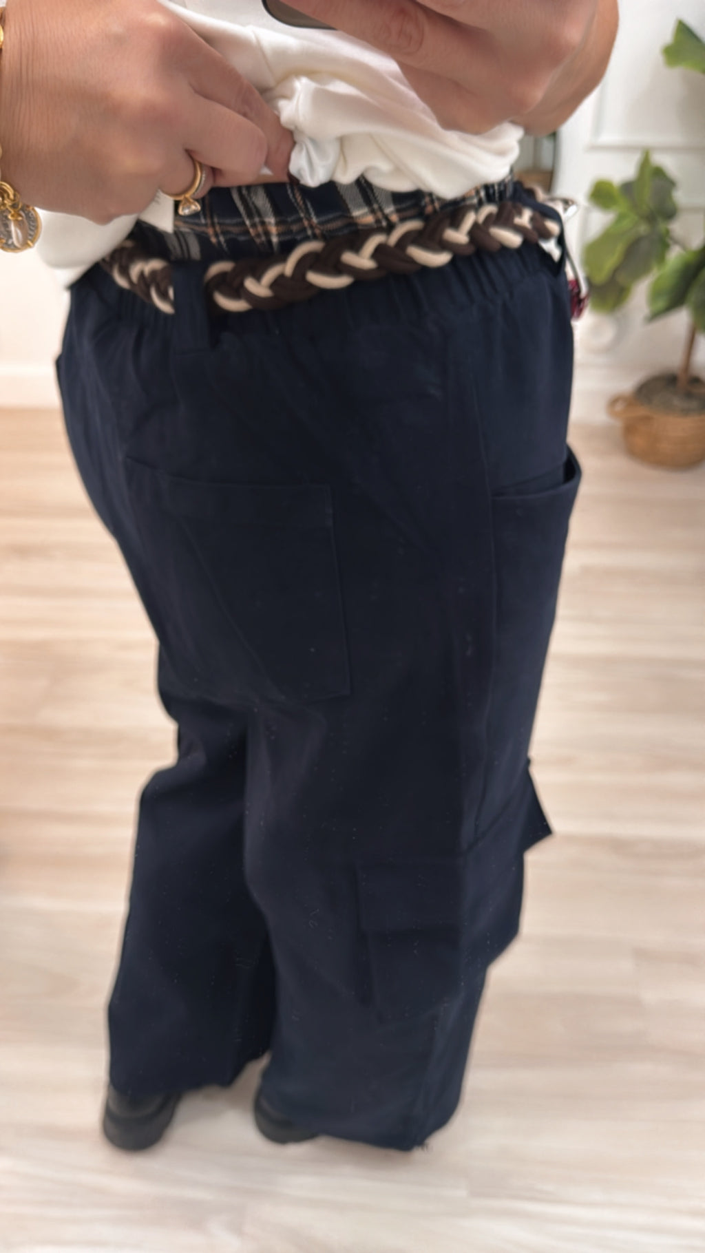 Navy pants